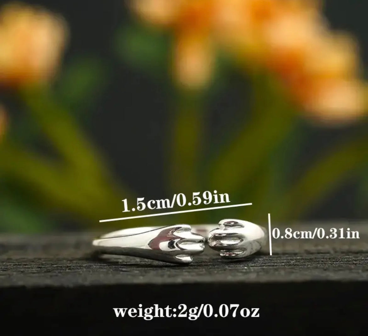 Anillo patita de gato