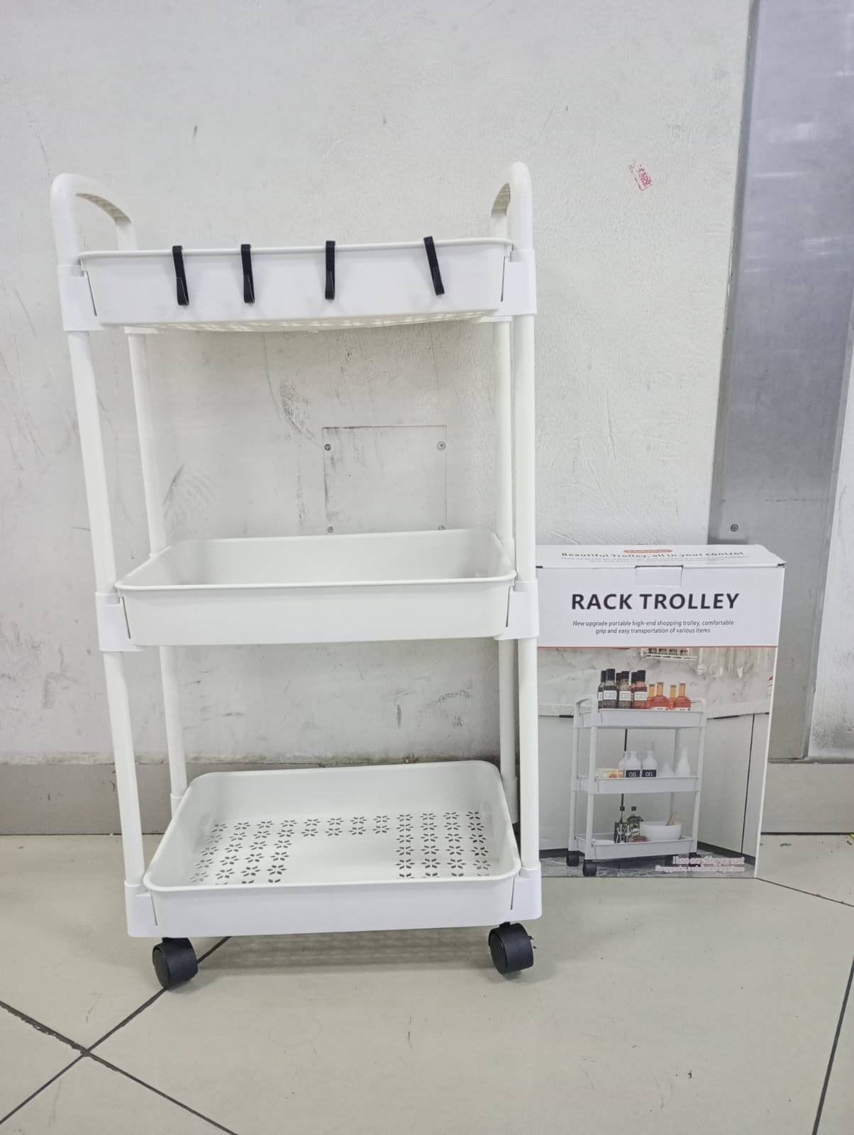 Carrito o organizador LUCIANA de 3 niveles