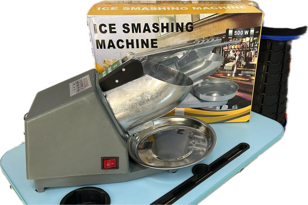 MAQUINA DE RASPADILLERAS ELCTRONICA TRITURADOR DE HIELO