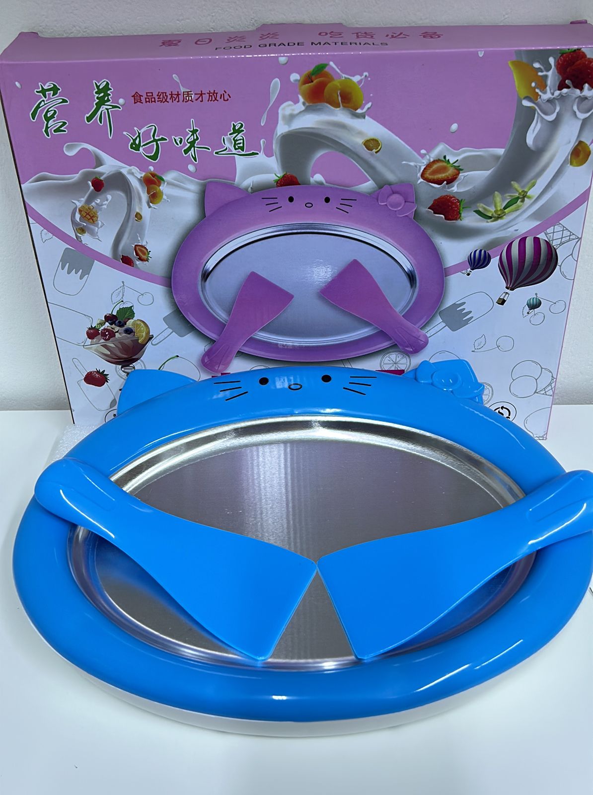 BANDEJAS PARA HACER HELADO FRITO INSTANTÁNEO