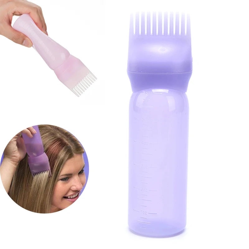 Aplicador de tinte en botella