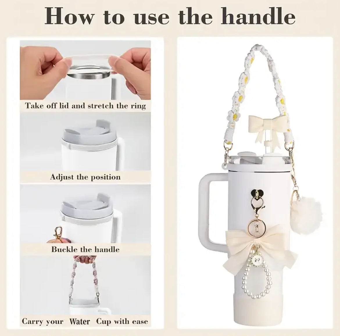 Set de accesorios 7 pc - Blanco marfil