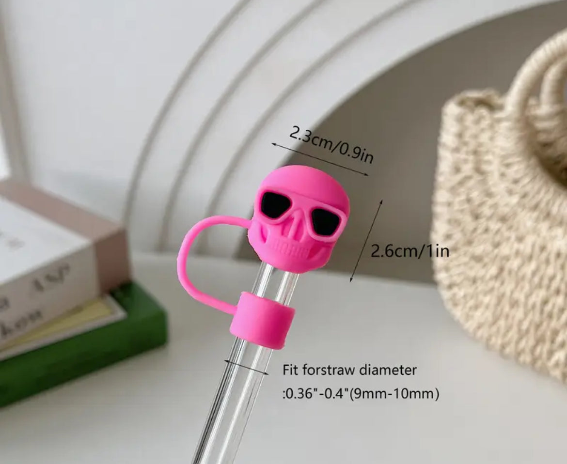 Protector calavera moderna rosado
