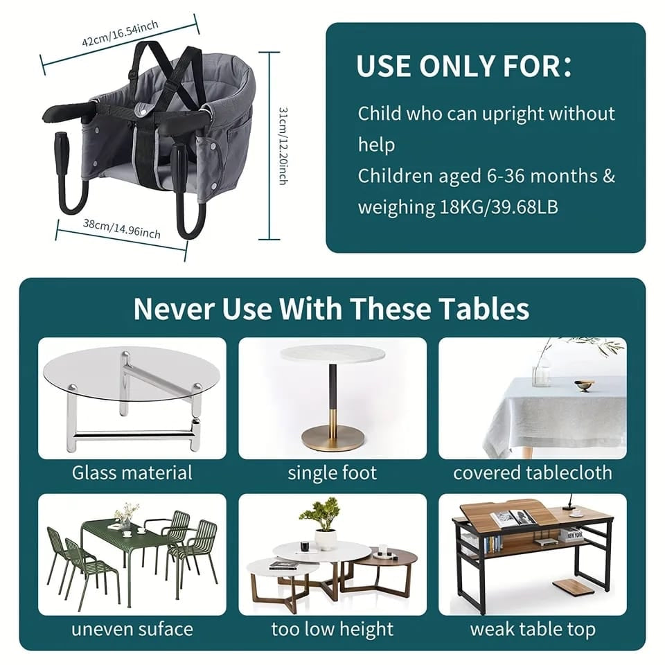 Silla plegable para bebé