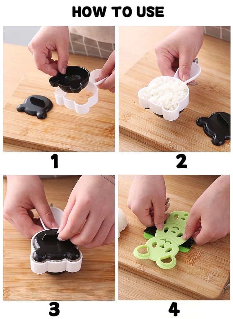 Moldes animalitos para 🍙 🍙(arroz)
