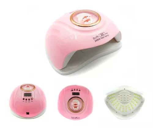 LAMPARA 2 EN 1 PROFESIONAL UÑAS SECADORA UV SUN S8 PRO LEDS 268W