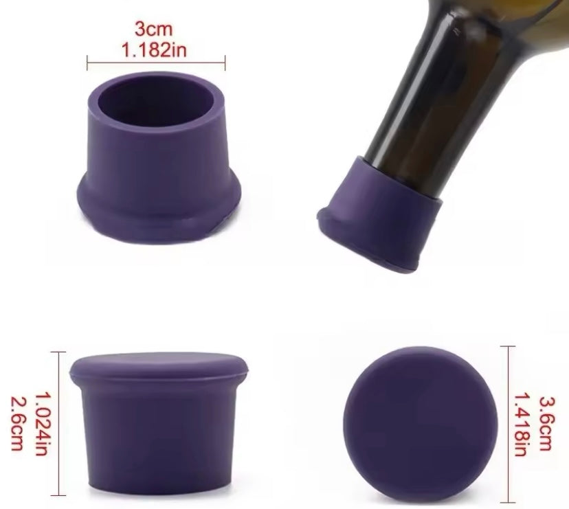 Tapón de silicona botella de vino