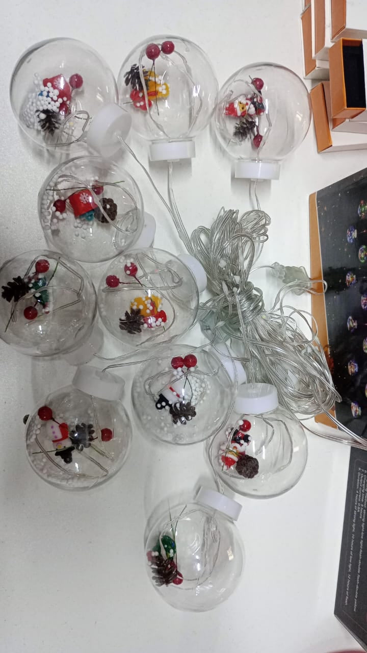 LUCES ESFERAS O BOMBILLAS TRANSPARENTES DE 3METROS EN MULTICOLOR 🌈
