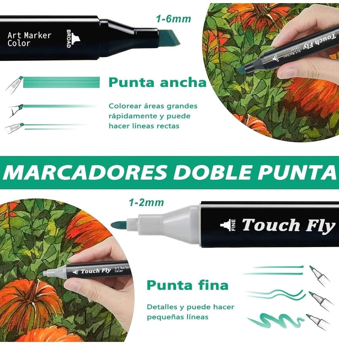 SET PLUMONES LETTERING ARTÍSTICO DE DOBLE PUNTA PACK DE 36