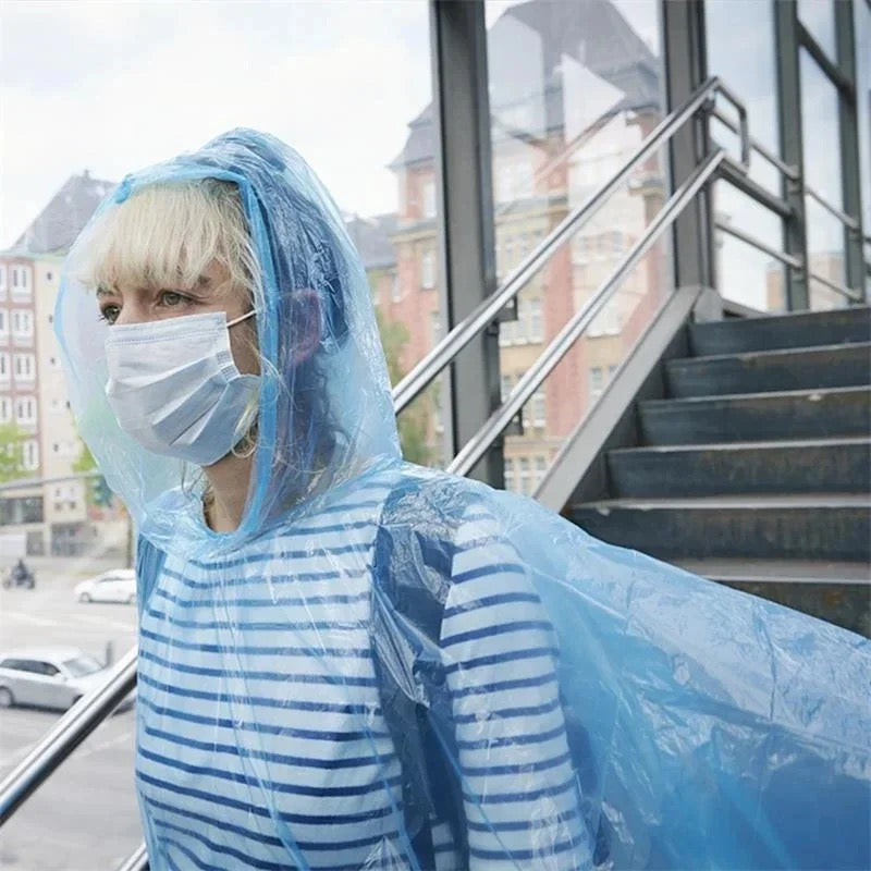 Poncho de lluvia ☔️ portátil incluye esfera