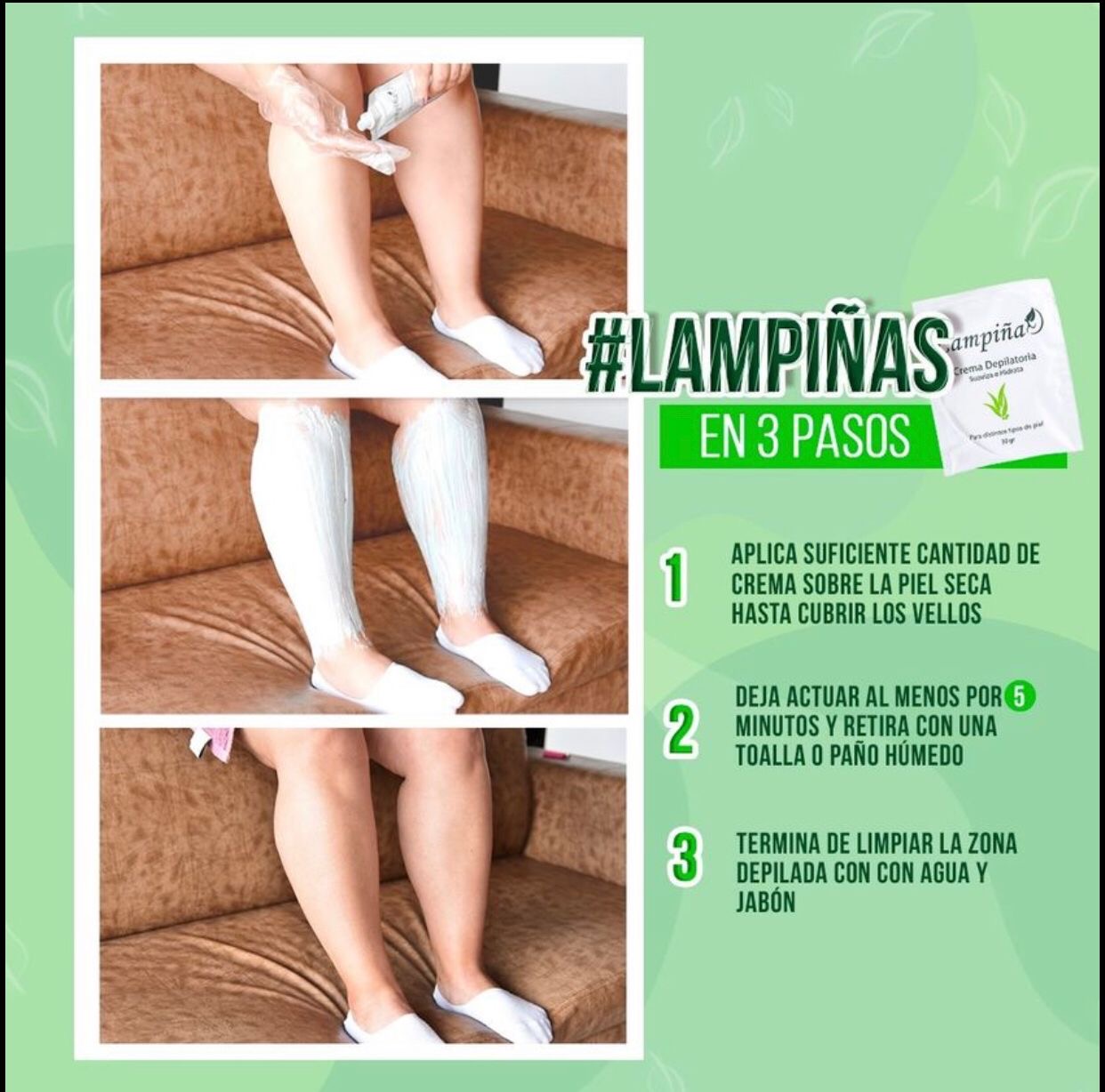 CREMA DEPILATORIA CORPORAL LAMPIÑA 120gr
