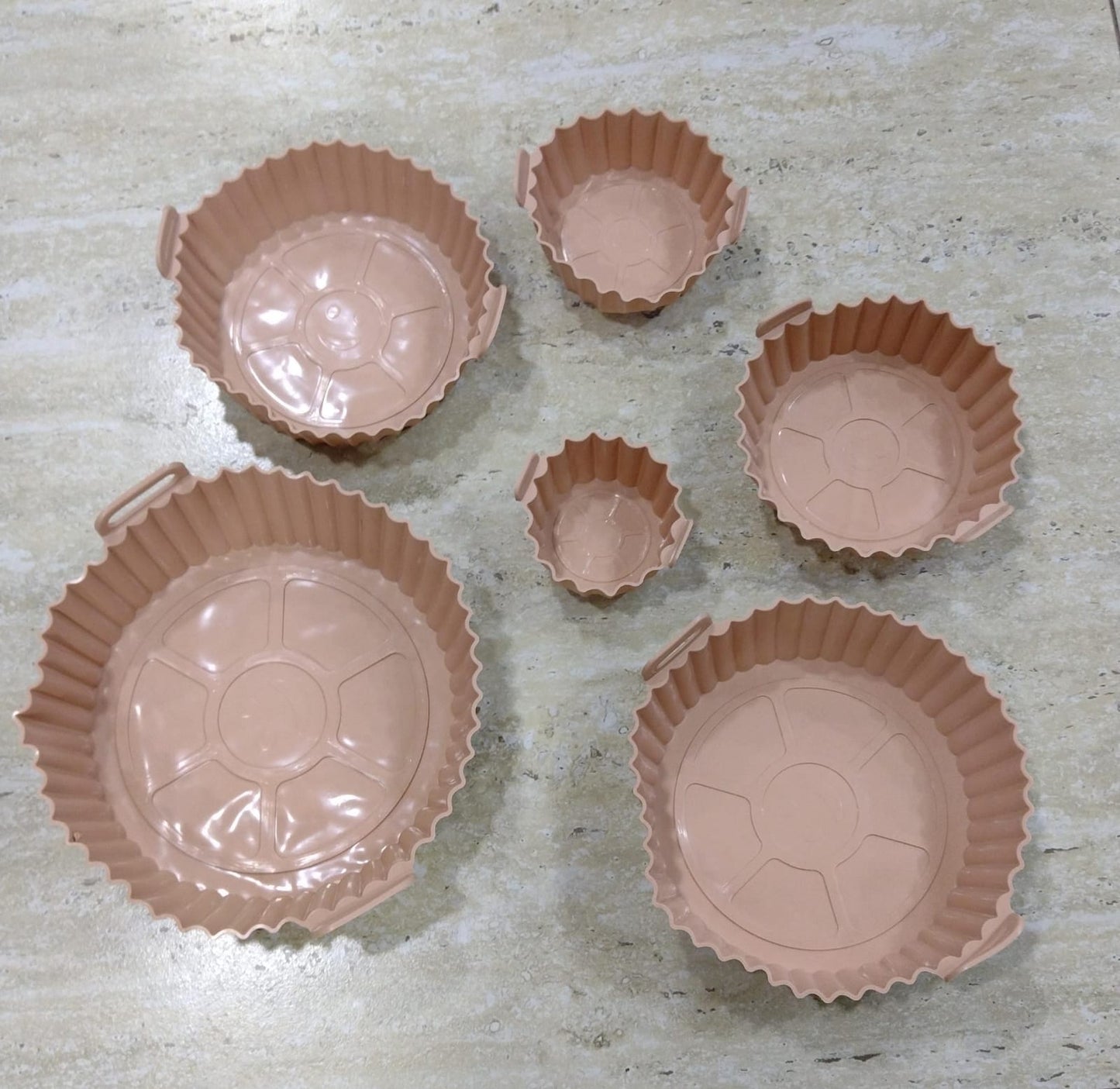 Moldes de silicona para freidora al aire ( pack de 6 unidades )