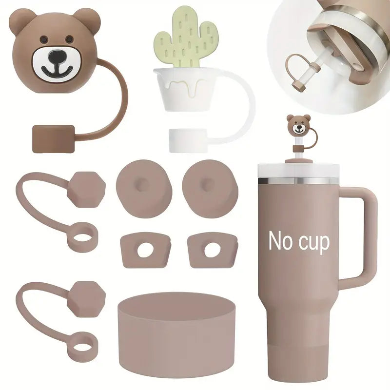 set de protectores osito - 9 pc