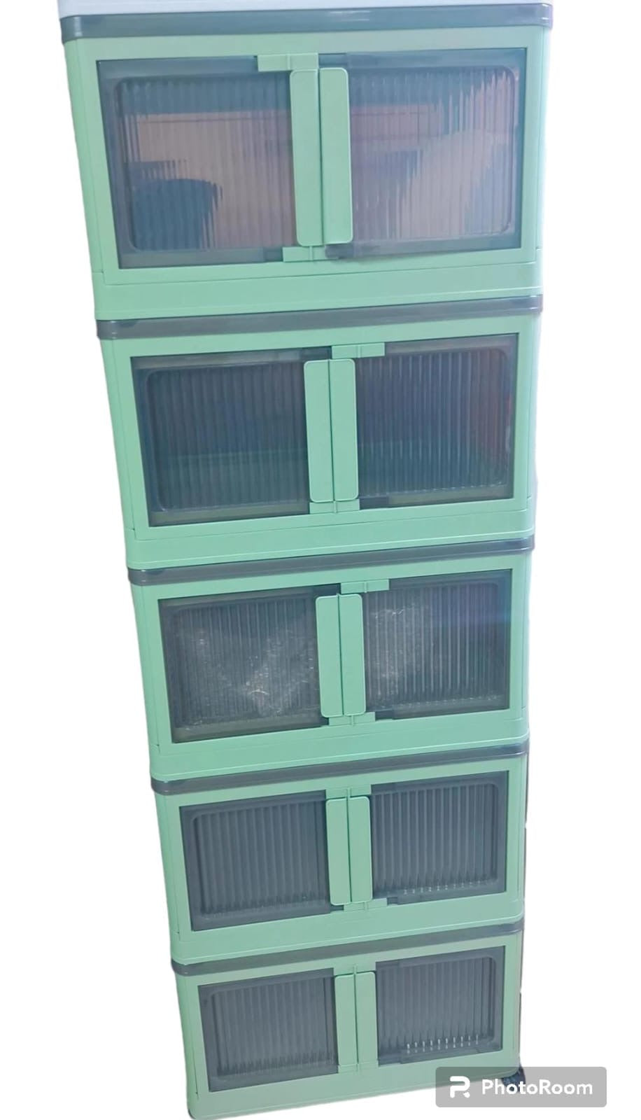Armario plegable transparente Antuanet (5 niveles )