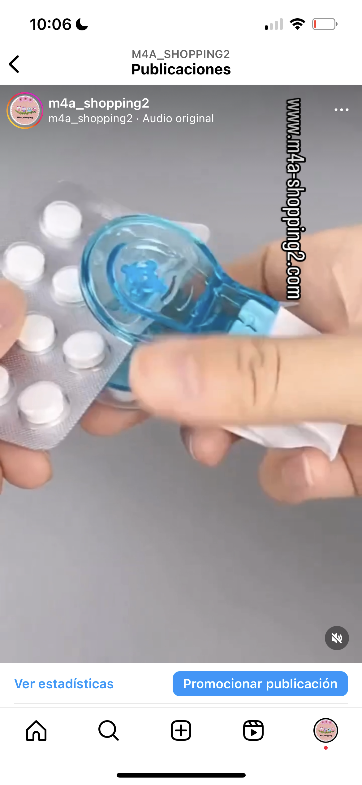 Porta pastillas o dispensador de pastilla