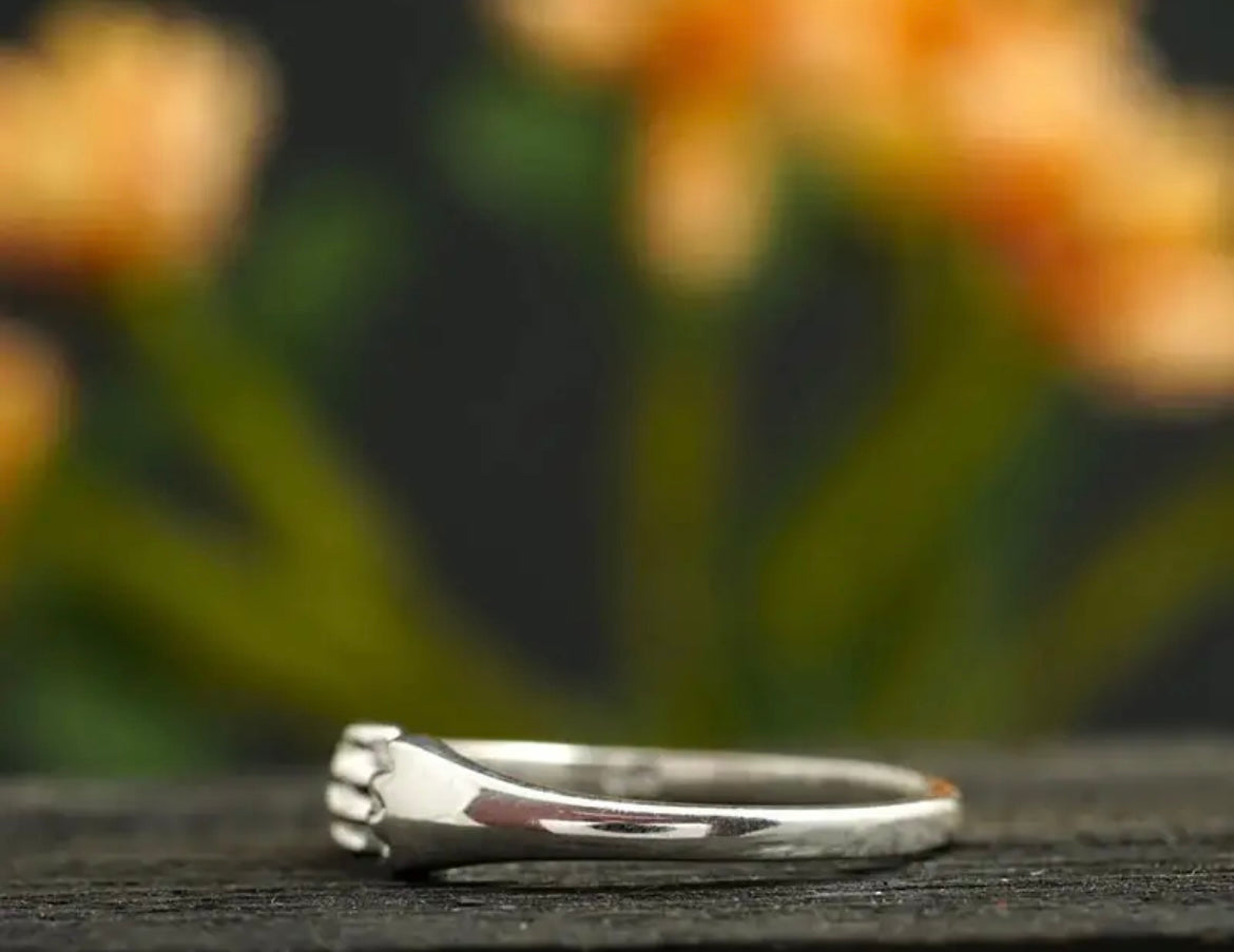 Anillo patita de gato