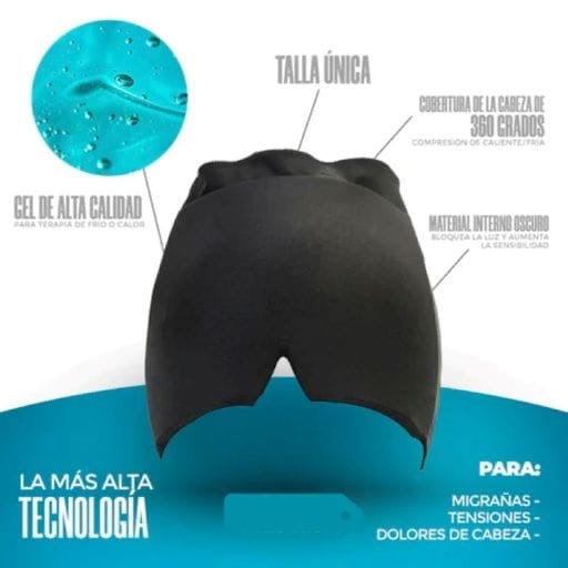 *GORRO DE GEL PARA EL DOLOR DE CABEZA ( MIGRAÑA )