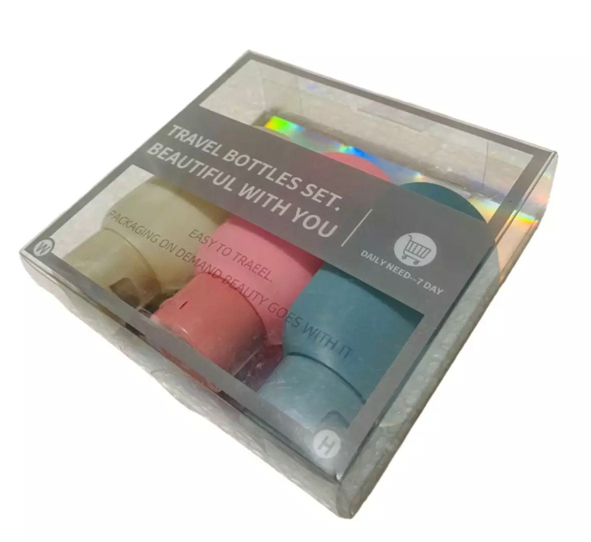 Kit de frascos viajero ( 3 pc)