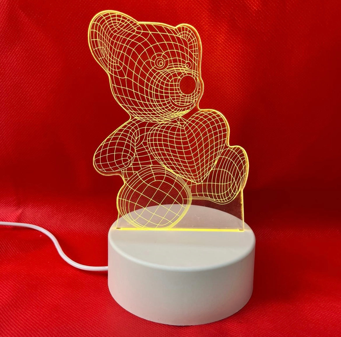 Lámpara 3D osito