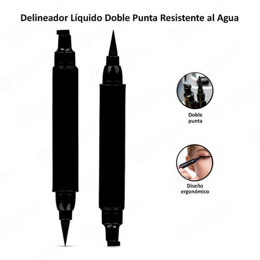 DELINEADOR PARA OJOS DOBLE PUNTA GATITO
