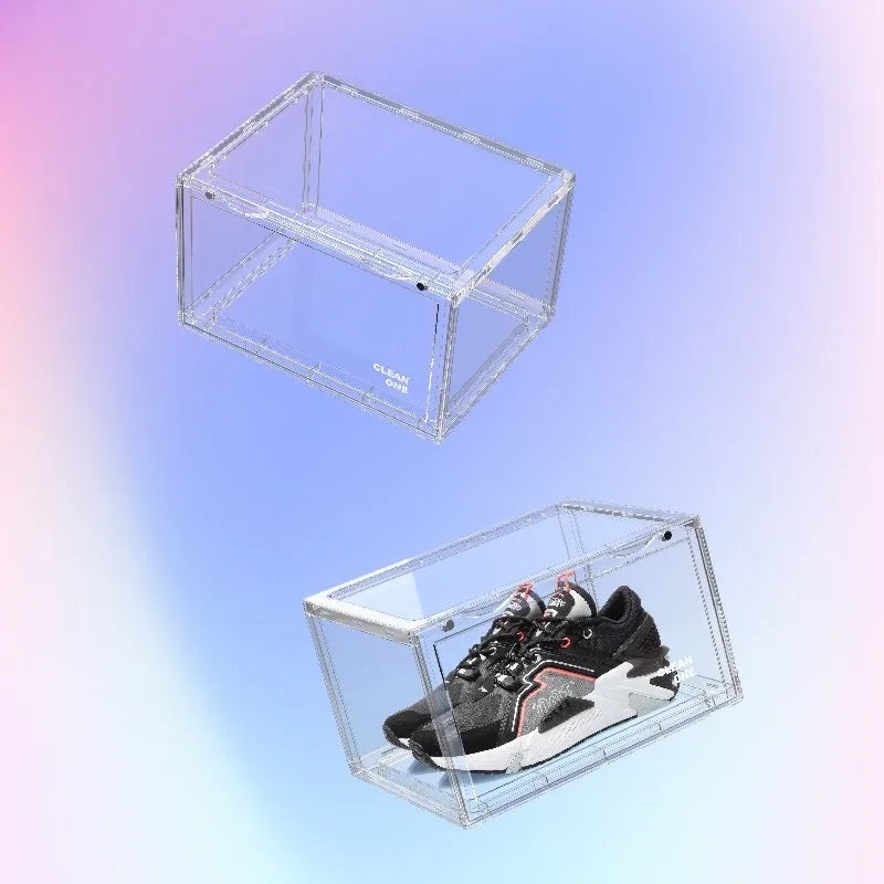 Caja o zapatera transparente