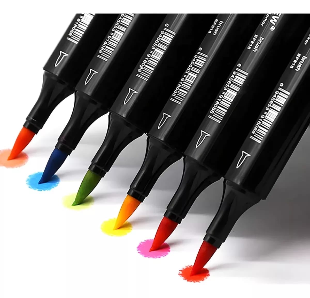 SET PLUMONES LETTERING ARTÍSTICO DE DOBLE PUNTA PACK DE 60 UNIDADES