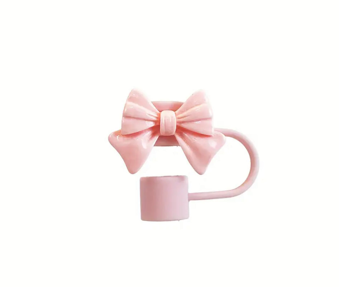Protector de cañita lazo rosa