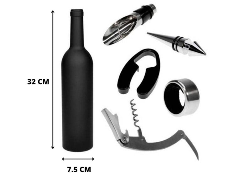 SET SACA CORCHO DE BOTELLA DE VINO