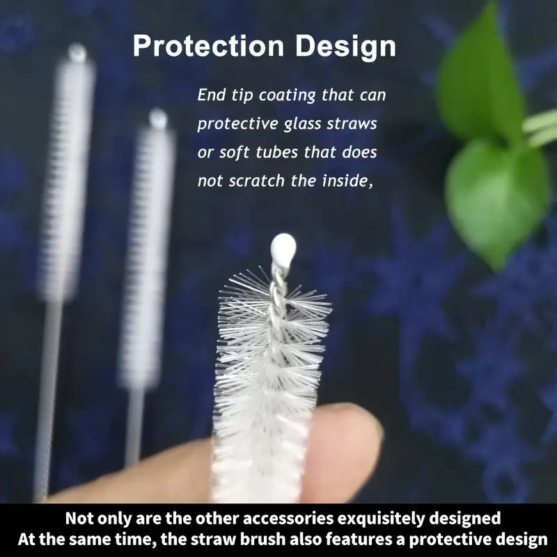 Juego de 5. accesorios protector de cañita osito -Morado