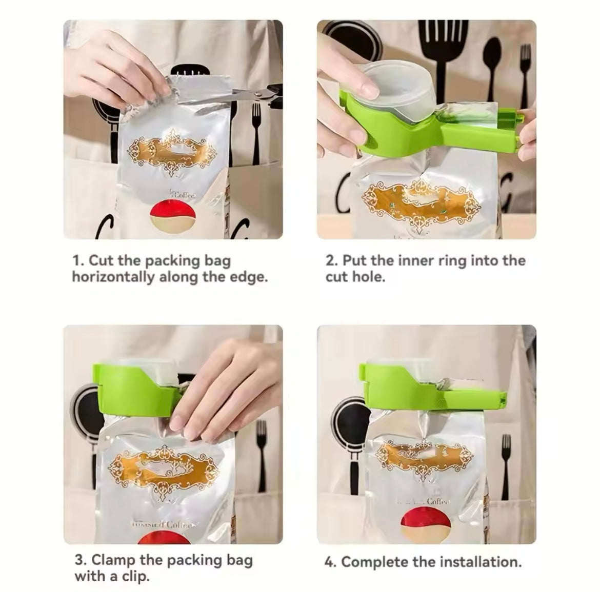 Clip hermético