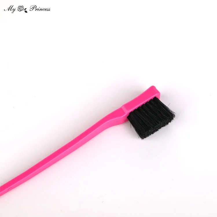 Mini cepillo de cabello bordes