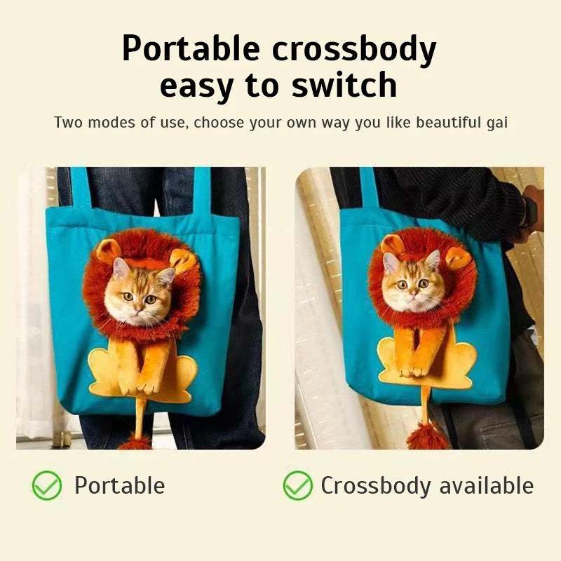 Bolsa lindo gatito leon