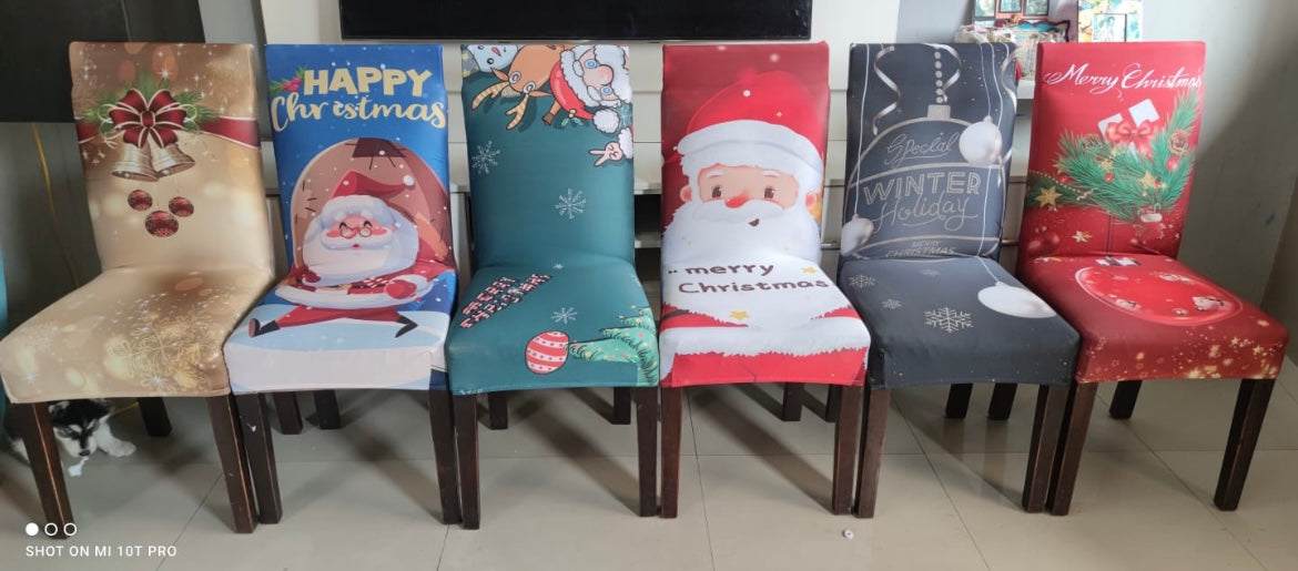 Funda de sillas Navideñas