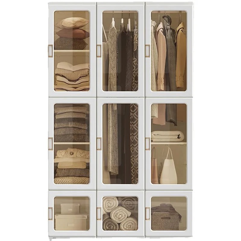 ROPERO NORDICO DE 9 PUERTAS ROMA ( sistema plegable )