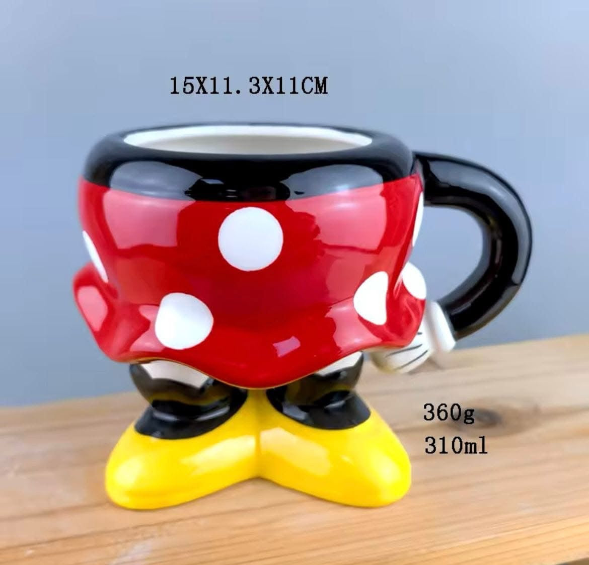 Taza Minnie de cerámica