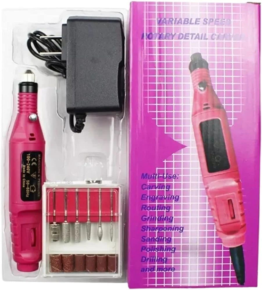 Pulidor Limador Electrico de Uñas Accesorios Lima Diamante Bandas Lijado Dremel Manicure Pedicure
