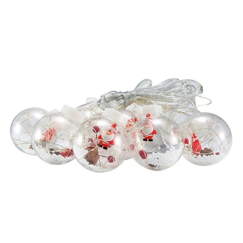 LUCES ESFERAS O BOMBILLAS TRANSPARENTES DE 3METROS EN MULTICOLOR 🌈