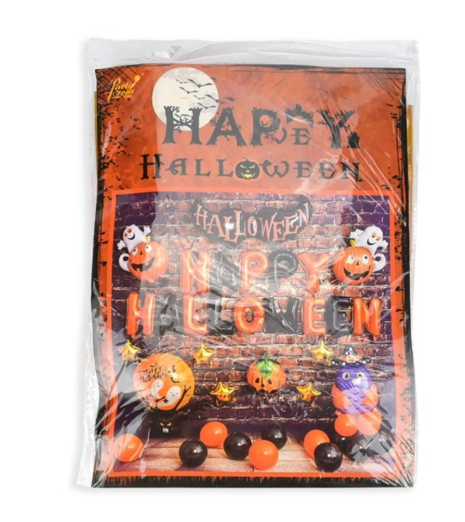 Globos de halloween -set de 41pzs
