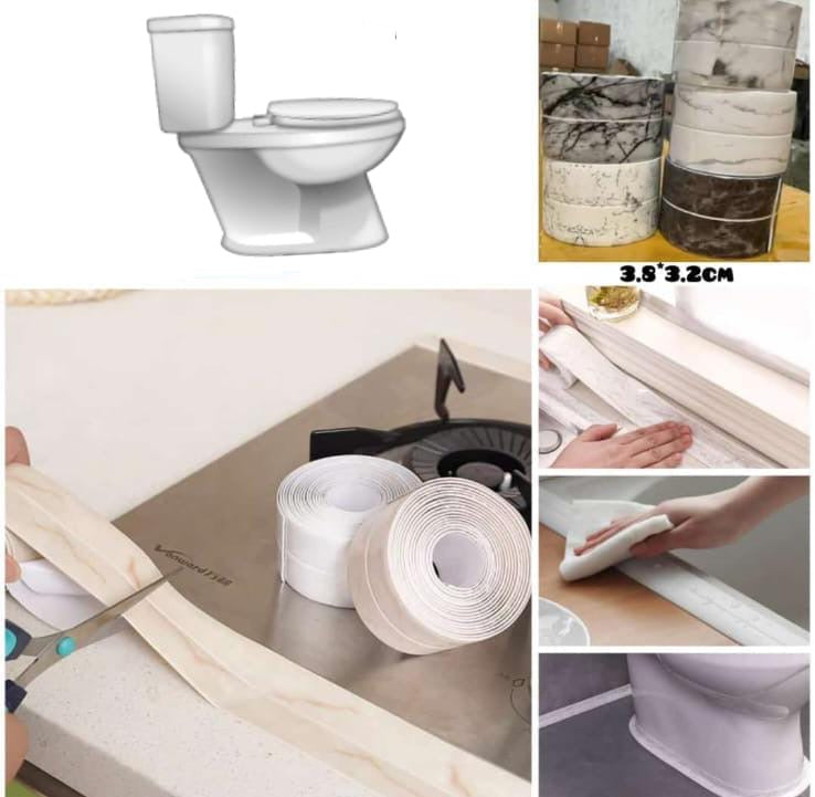 CINTAS ANTIMOHO IMPERMEABLES TIPO MÁRMOL ( 3.80 mt)