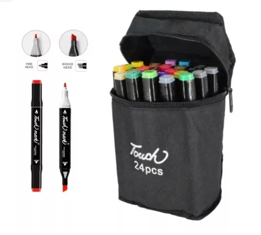 SET PLUMONES LETTERING ARTÍSTICO DE DOBLE PUNTA PACK DE 24 UNIDADES