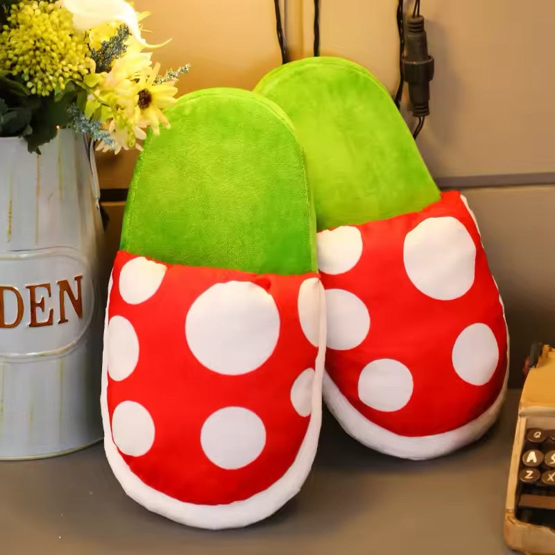 Pantufla planta de Mario Bros