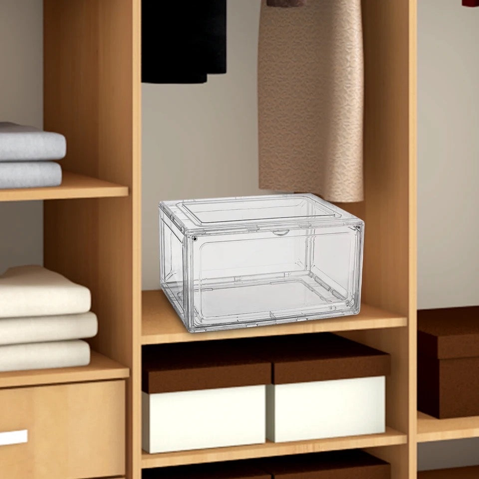 Caja o zapatera transparente