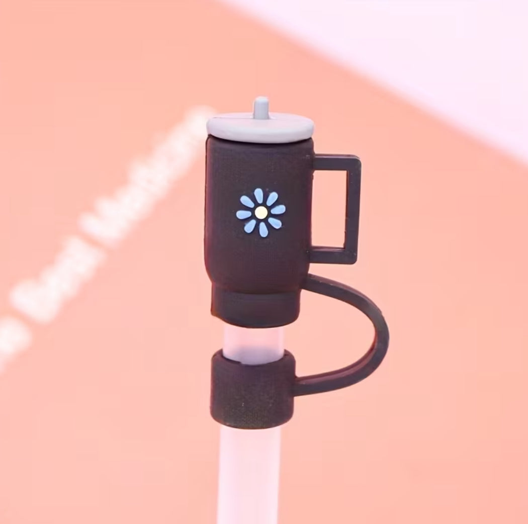 Protector de cañita vaso Black