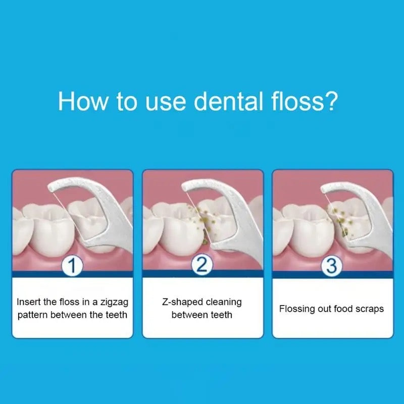 Kit de limpieza hilo dental de Metal ( 8 pc)
