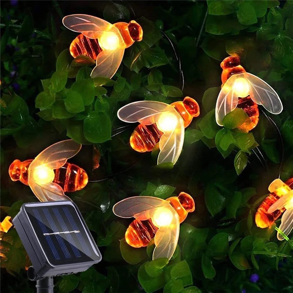 LÁMPARAS EN FORMA DE ABEJAS 🐝 SOLAR