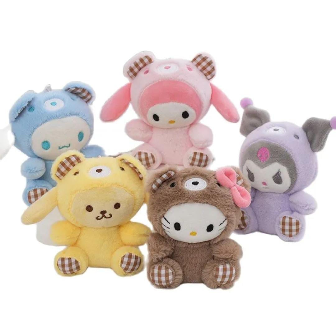 Llaveros peluche hello kitty