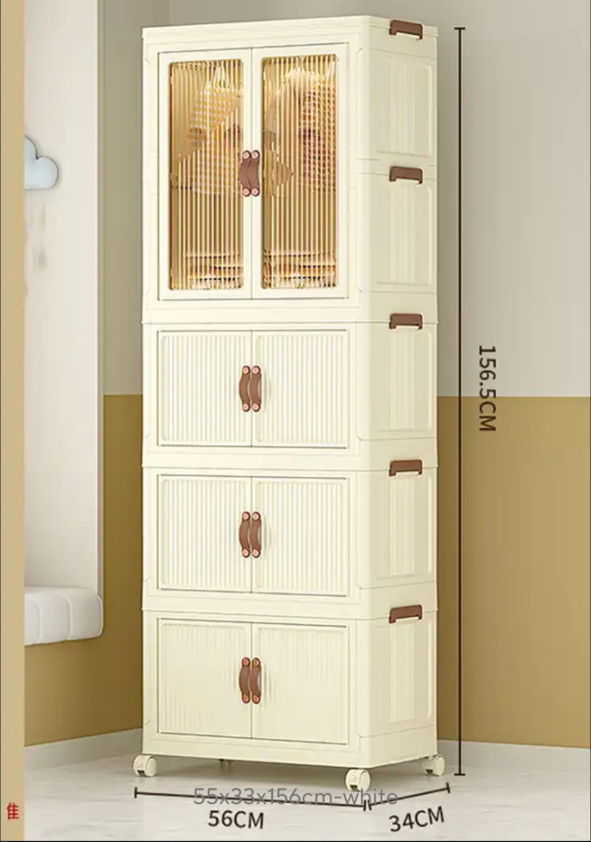 ROPERO DE 1 CUERPO PLEGABLE PARIS