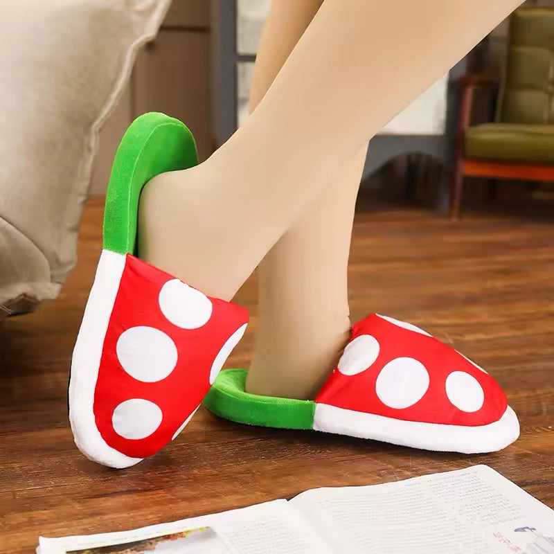 Pantufla planta de Mario Bros