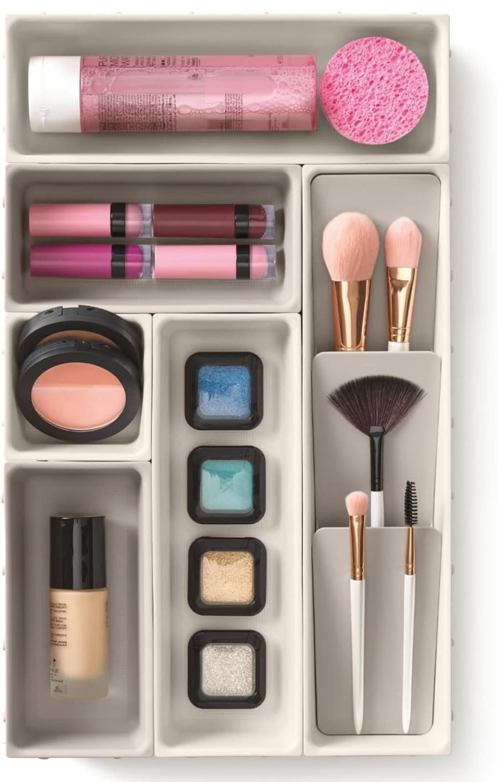 JUEGOS COMPACTO ORGANIZADOR DE CAJONES DE MAQUILLAJE 💄