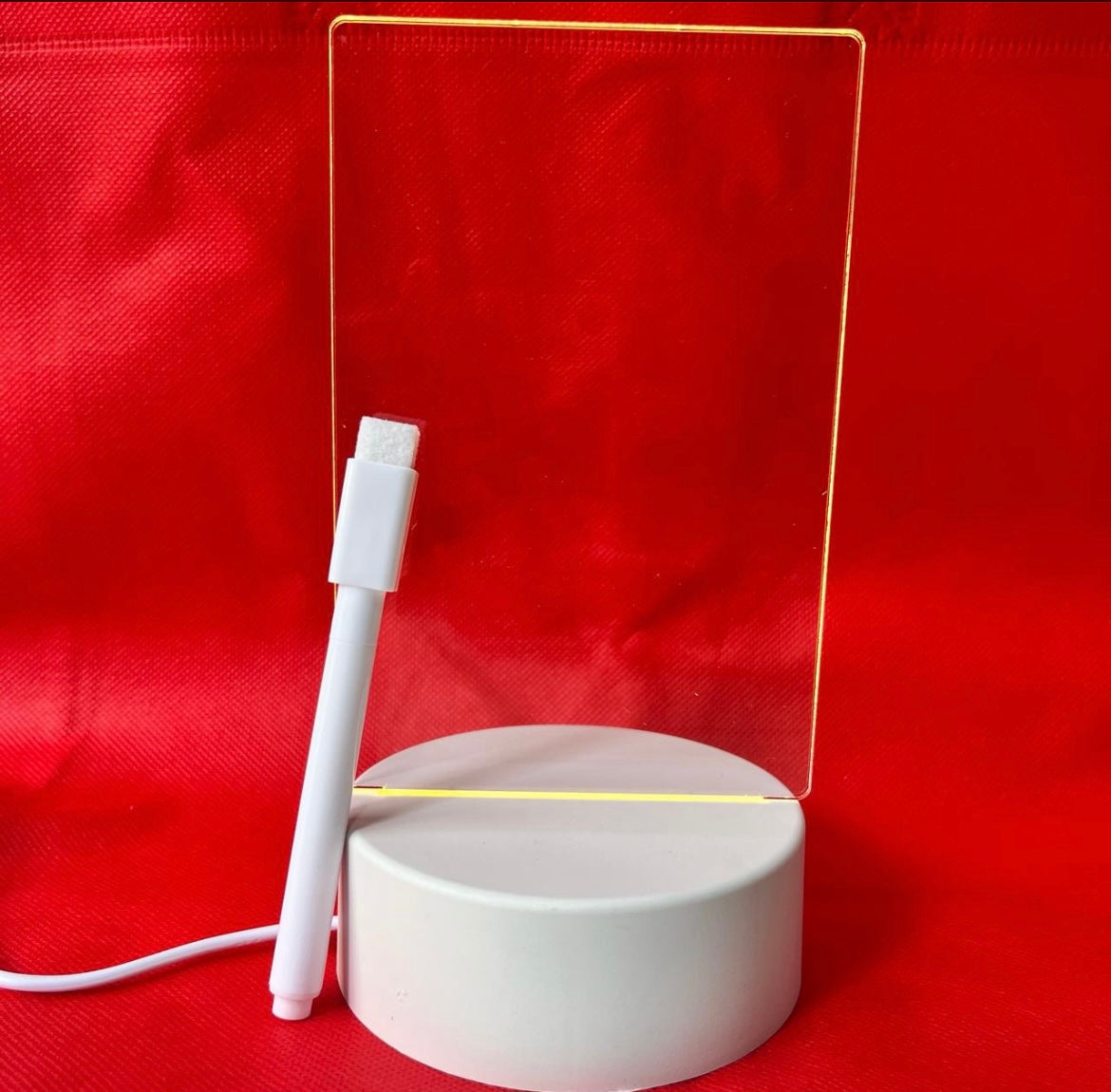 Lámpara led + lapicero rectángulo